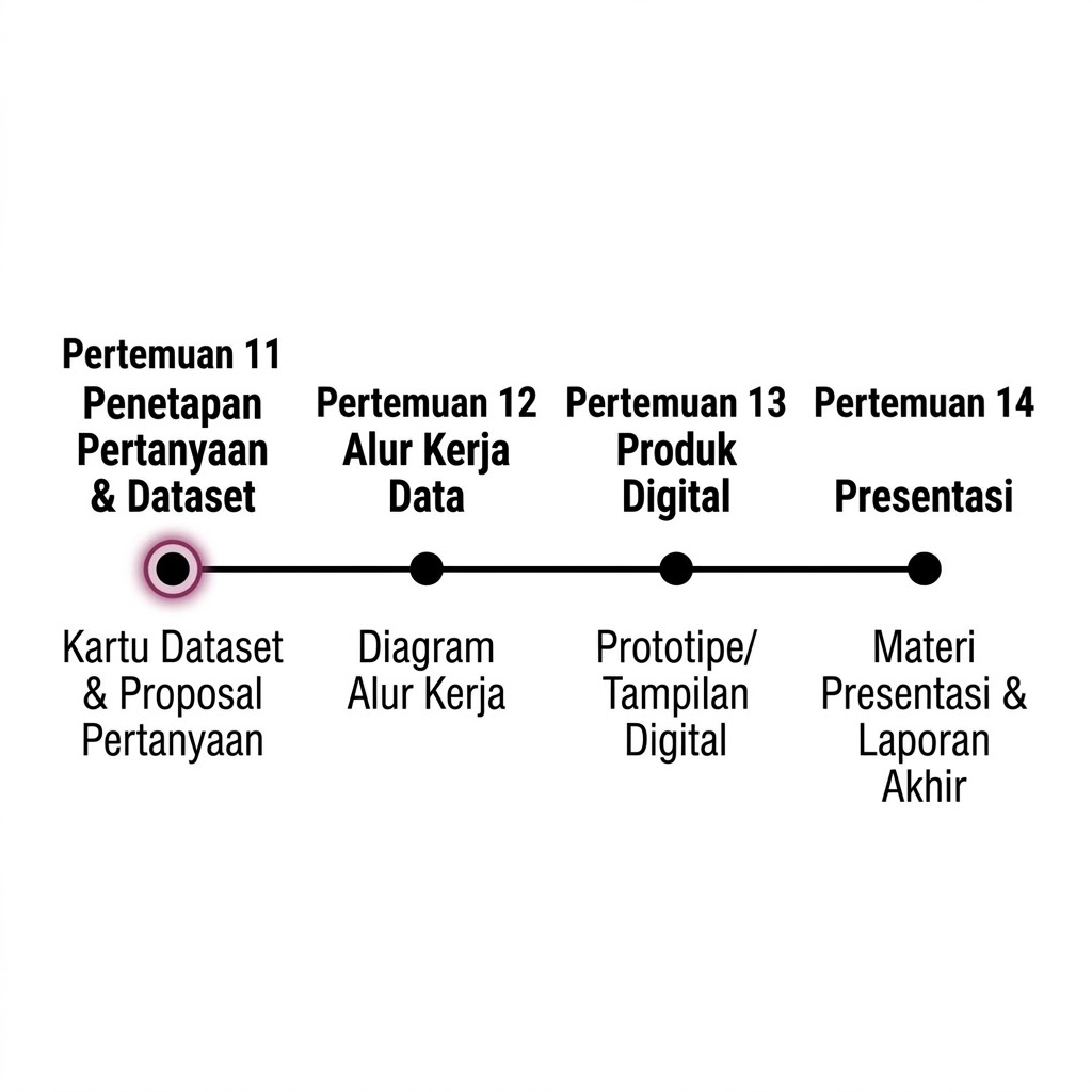 Visualisasi 10. Garis waktu tahapan proyek