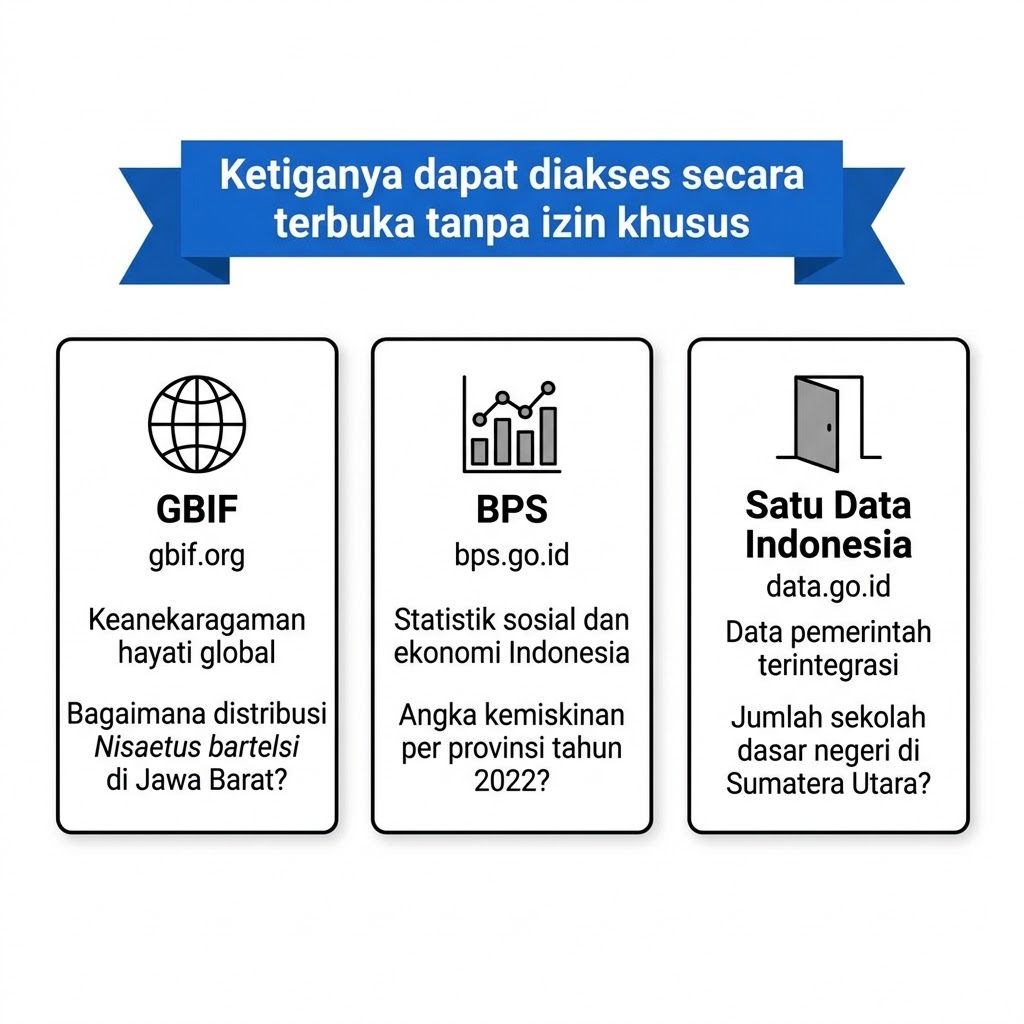 Visualisasi 3. Peta tiga portal data terbuka