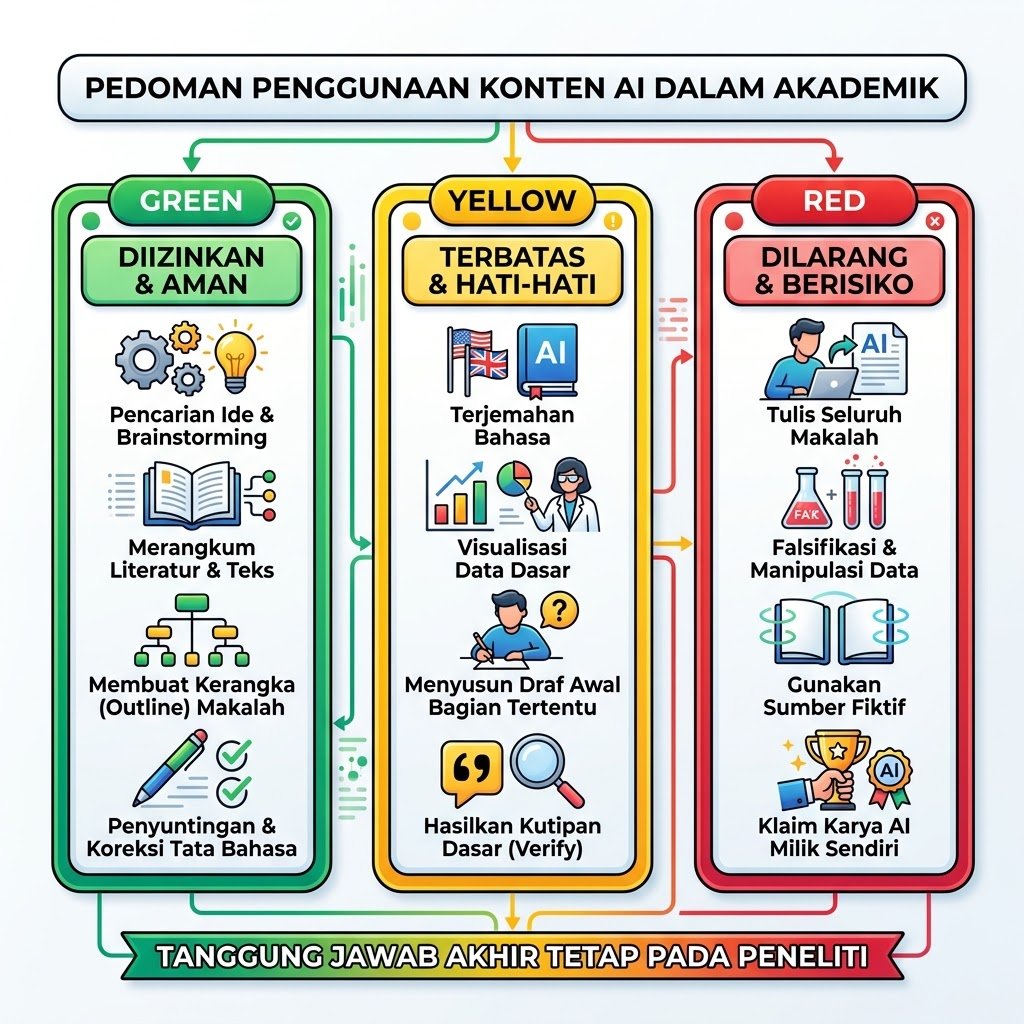 Visualisasi 12. Matriks Lampu Lalu Lintas Penggunaan AI